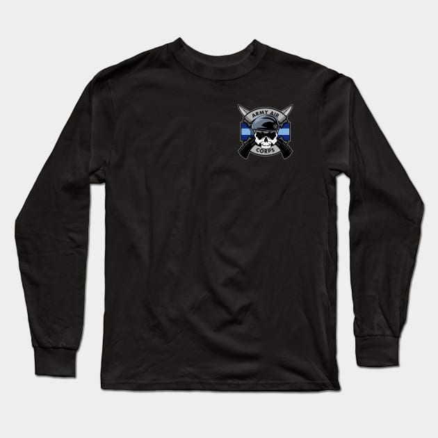 Army Air Corps (Small logo) Long Sleeve T-Shirt by TCP